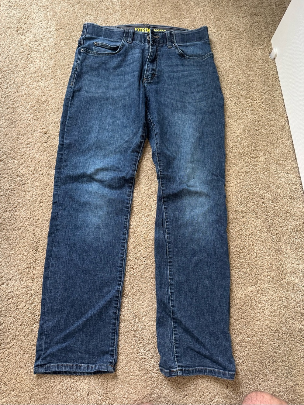 Lee Extreme Motion Straight Tapered Leg Men's Dark Blue 32x32